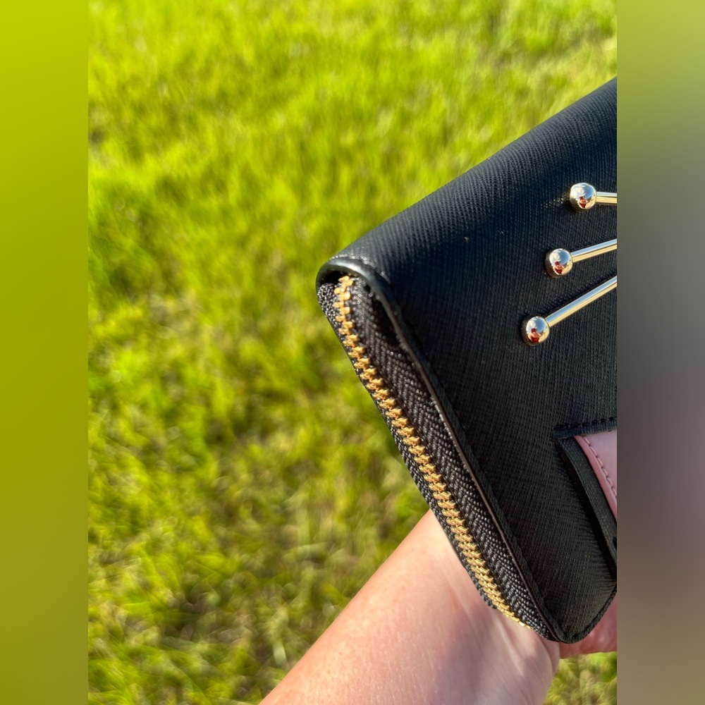 NWT 😻🐾 Kate Spade Cat Meow Lindsey Long Wallet - Picture 4 of 14